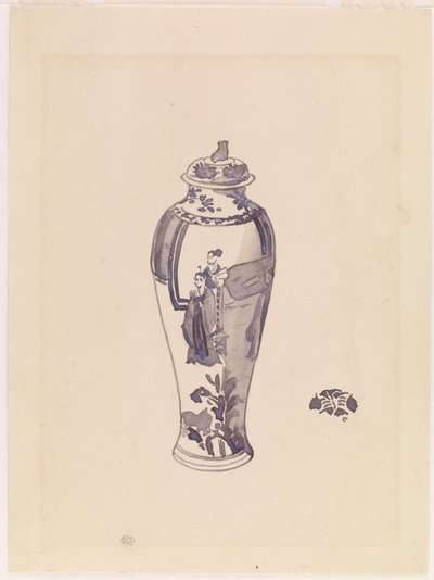 Vaso con corpo leggermente rigonfio da James Abbott McNeill Whistler