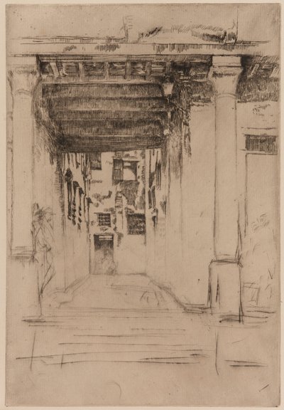 Corte veneziana da James Abbott McNeill Whistler