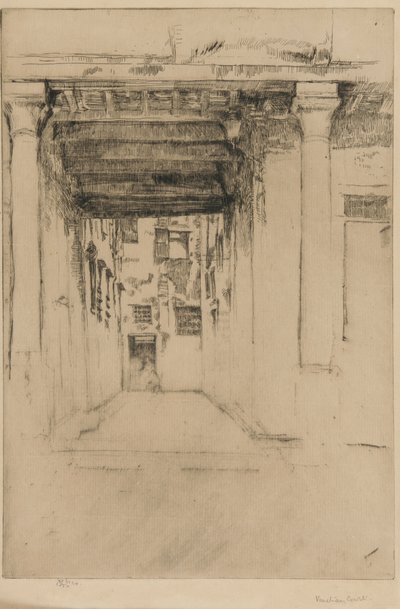 Corte veneziana da James Abbott McNeill Whistler