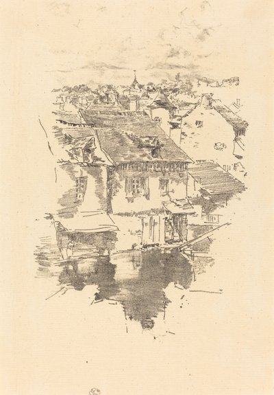 Vitré: Il canale da James Abbott McNeill Whistler