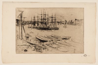 Wapping - La Piscina da James Abbott McNeill Whistler