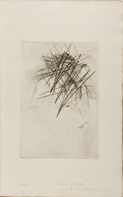 Whistler con un cappello da James Abbott McNeill Whistler