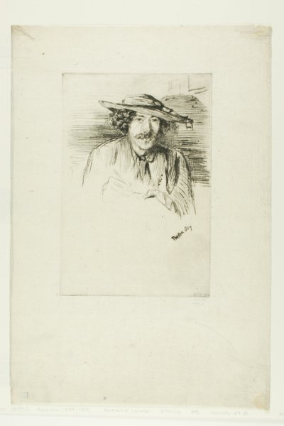 Whistler con un cappello da James Abbott McNeill Whistler