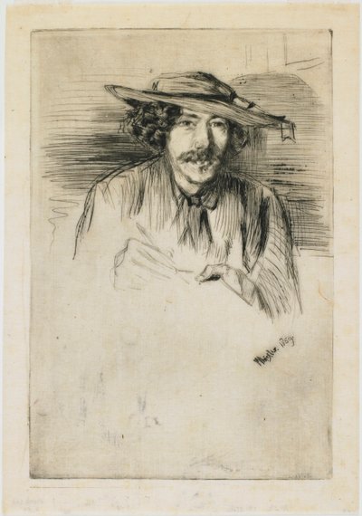 Whistler con un cappello da James Abbott McNeill Whistler