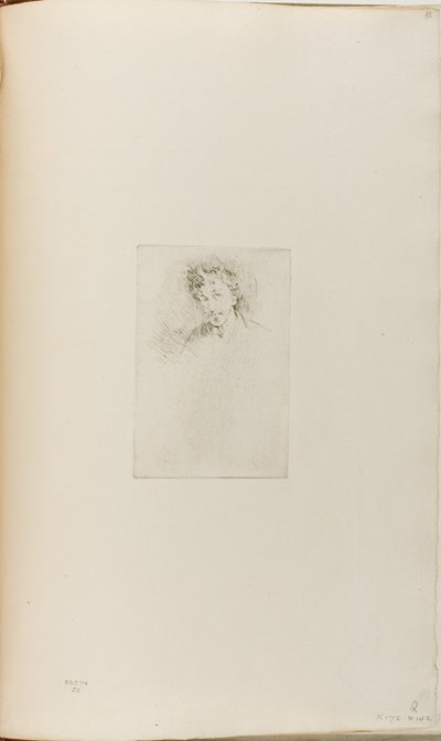 Whistler con il Ciuffo Bianco da James Abbott McNeill Whistler