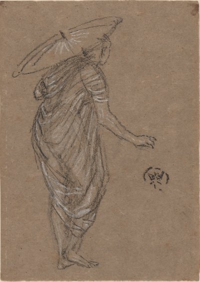 Donna con parasole da James Abbott McNeill Whistler