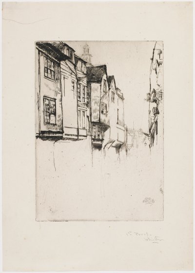 Wych Street, Londra da James Abbott McNeill Whistler