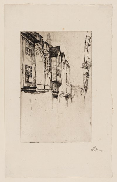 Wych Street, Londra da James Abbott McNeill Whistler