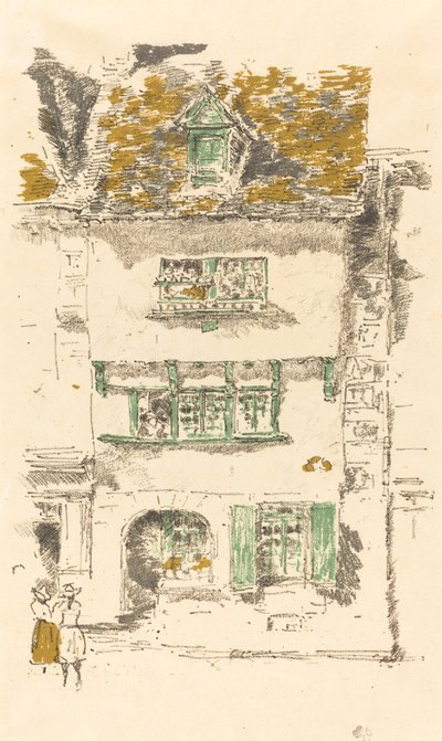 Casa Gialla, Lannion da James Abbott McNeill Whistler