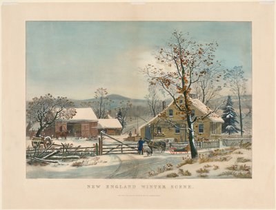 Scena invernale del New England da James Merritt Ives