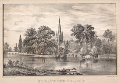 Stratford on Avon da James Merritt Ives