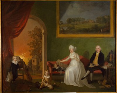 Ritratto di Robert Mynors e la Sua Famiglia, 1797 da James Millar