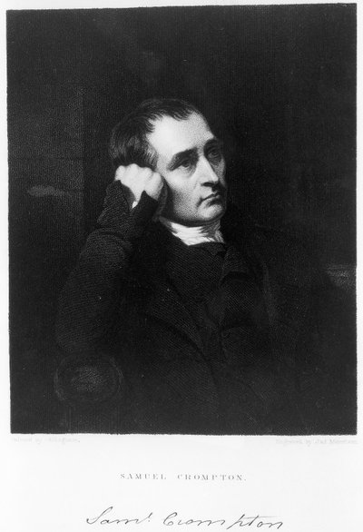 Samuel Crompton, inventore inglese della mule per filatura da James Morrison