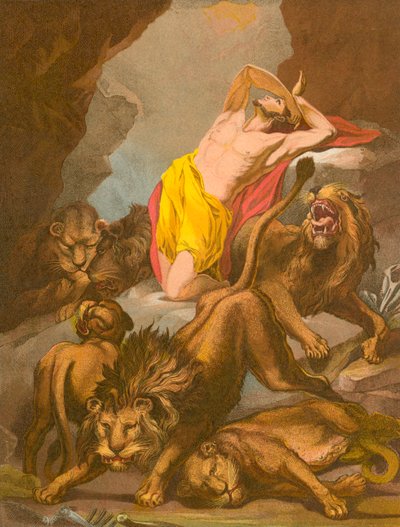 Daniele nella fossa dei leoni da James Northcote
