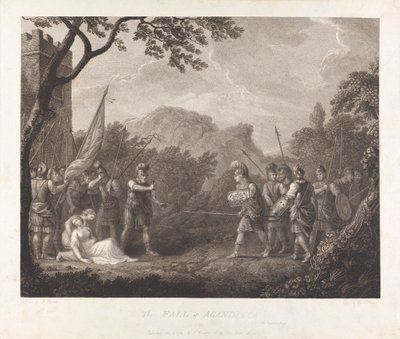 La Caduta di Aganecca, 1783 da James Parker