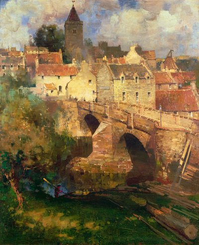 Un Villaggio a East Linton, Haddington da James Paterson