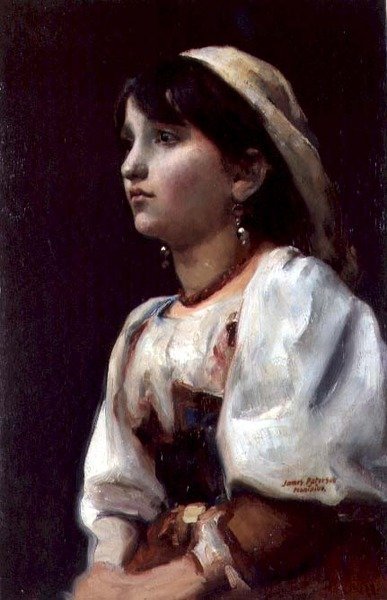 Ragazza italiana, c.1890 da James Paterson