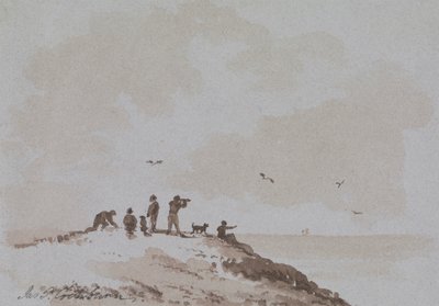 Osservatori su una collina che domina il mare da James Pattison Cockburn