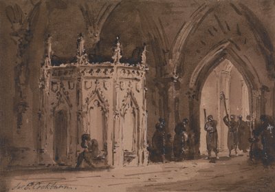 Processione in una Chiesa da James Pattison Cockburn