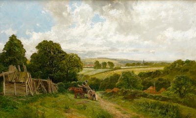 Il canale a Old Basing, Hampshire da James Peel