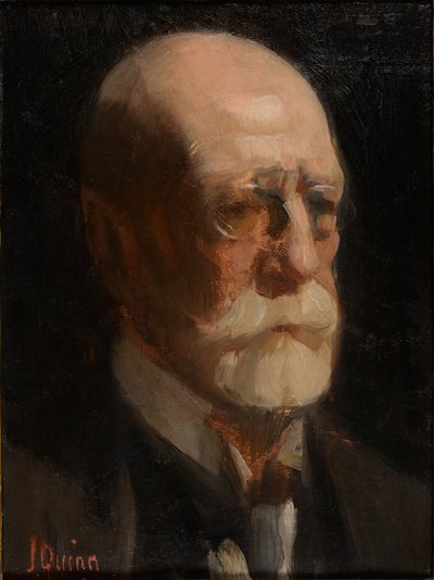 Ritratto di un uomo con la barba da James Peter Quinn
