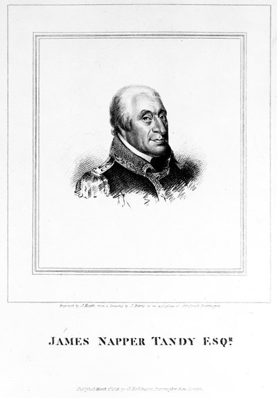 James Napper Tandy, inciso da James Heath, 1815 da James Petrie
