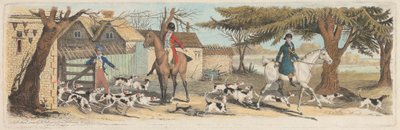 Caccia alla volpe [serie di tre su quattro]: 1. Sguinzagliamento da James Pollard