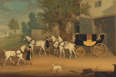 Carrozza privata di John Smith Barry e squadra grigia da James Pollard