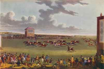 Corse di Newmarket, 1909 da James Pollard