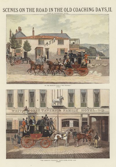 Scene sulla Strada nei Vecchi Giorni delle Carrozze da James Pollard