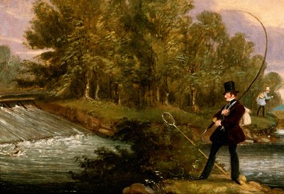 Pesca alla trota sul Lea da James Pollard