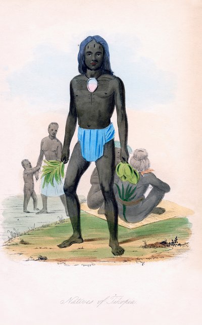 Nativi di Tilcopia, c1850 da James Prichard