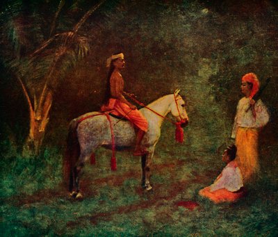 Un cavaliere birmano, 1913 da James Raeburn Middleton