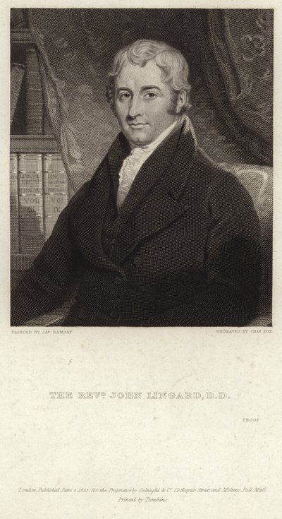 Ritratto di John Lingard da James Ramsay