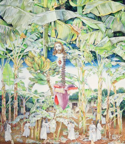 Visione Miracolosa di Cristo nel Bosco di Banane, 1989 da James Reeve