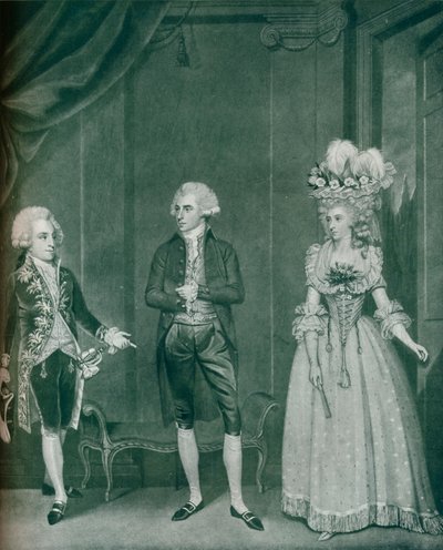 On. Rd Edgcumbe, Lord William Russell, Lady Caroline Spencer, 1788, 1909 da James Roberts