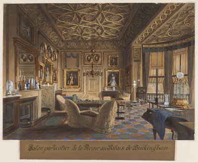 Salone particolare della Regina al Palazzo di Buckingham da James Roberts