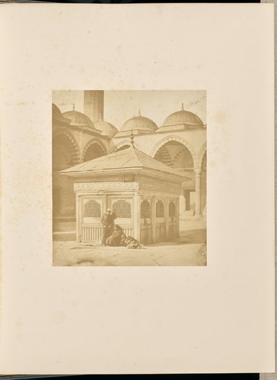 [Fontana nel cortile della Moschea di Sülemaniye]. da James Robertson