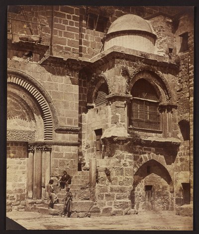 Portico del Santo Sepolcro, Gerusalemme [Gerusalemme. Basilica del Santo Sepolcro - cappella dei Franchi] da James Robertson