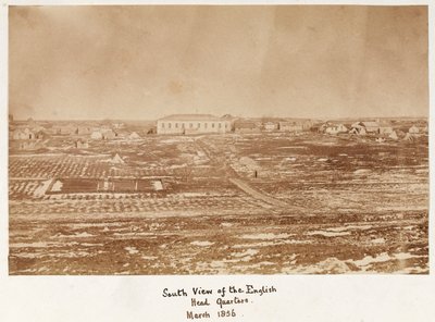 Vista sud del Quartier Generale di Lord Raglan da James Robertson