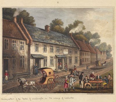 Quartier generale del Duca di Wellington nel villaggio di Waterloo, da 