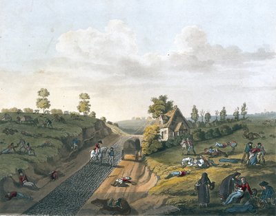 Veduta del Cottage di Valette, 1817 da James Rouse