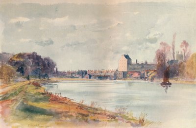 Isleworth, dal sentiero, 1891, 1914 da James S Ogilvy