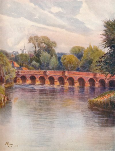 Ponte di Leatherhead, 1912, 1914 da James S Ogilvy