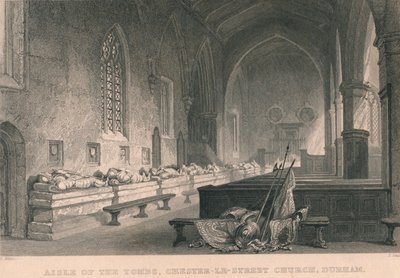 Navata delle Tombe, Chiesa di Chester-Le-Street, Durham da James Sands