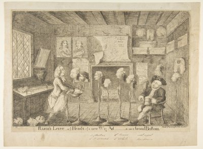 Rasoi Levée, o le teste di una nuova amministrazione su una base ampia, 21 aprile 1783 da James Sayers