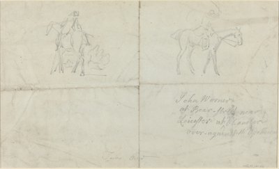 Cavalieri a cavallo [verso] da James Seymour