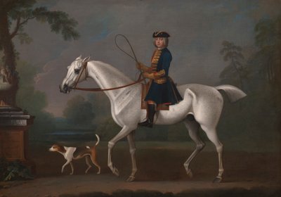 Sir Roger Burgoyne che cavalca 