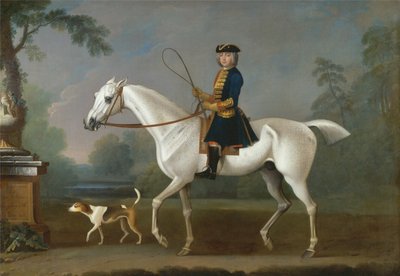Sir Roger Burgoyne a cavallo del "Tasso da James Seymour