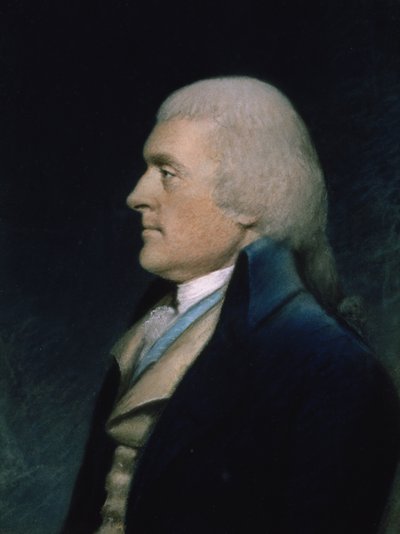 Thomas Jefferson (1743-1826) c.1797 da James Sharples